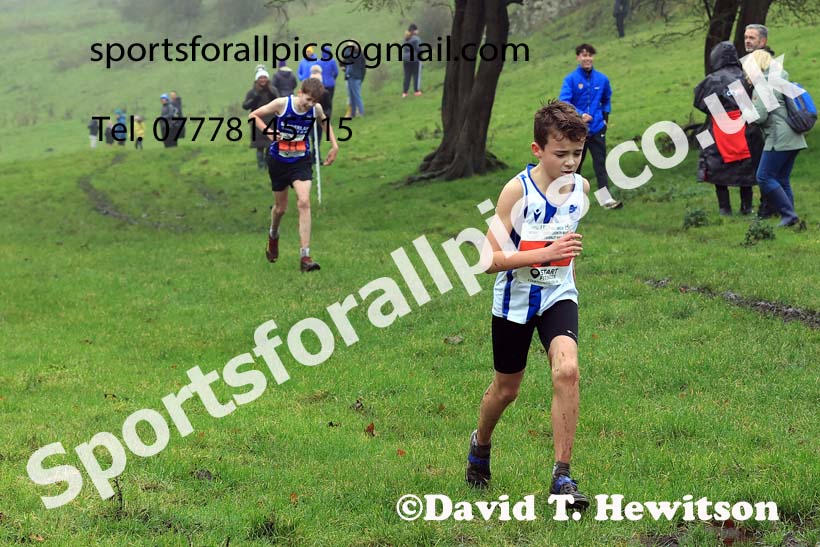 Boys under-13s 2023 NECAA Cross Country Relays, Thornley Hall Farm, Peterlee, County Durham. Photo: David T. Hewitson/Sports for All Pics